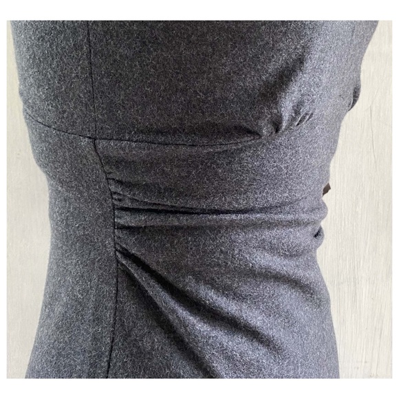 SOLD  $$$  DVF Wool Stand Collar Half Sleeve Pullover Dress - Picture 6 of 8